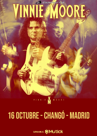 VINNIE MOORE (USA) en Madrid