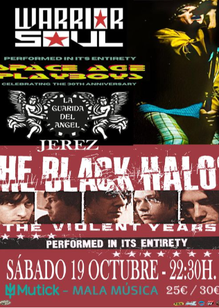 WARRIOR SOUL (USA) + THE BLACK HALOS (CAN) en Jerez