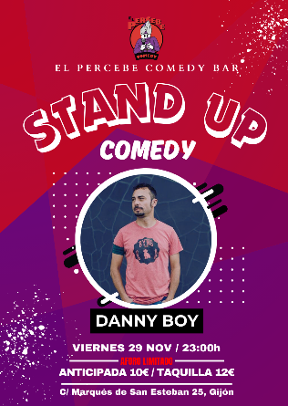 Noche de Comedia con Danny Boy en Gijón