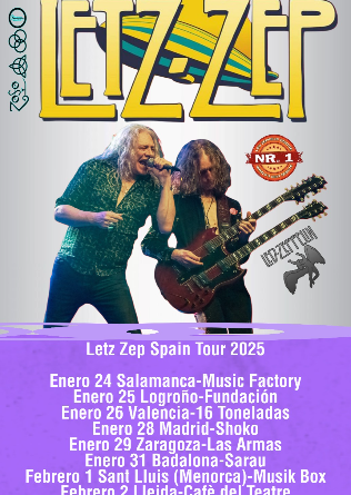 LETZ ZEP (UK) en Lleida